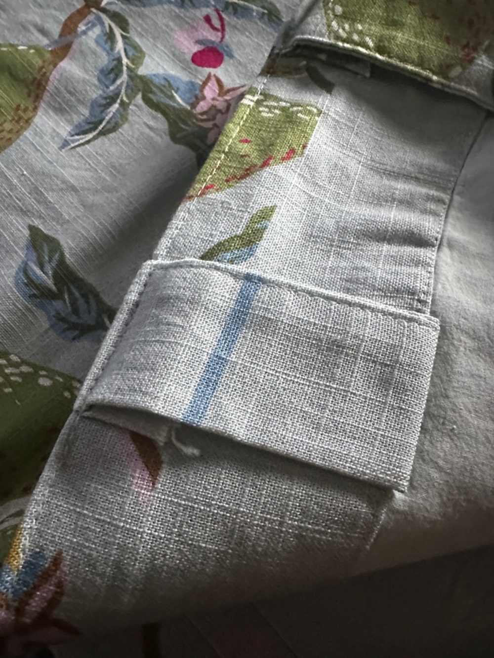 Anthropologie Pera Cotton Pear Printed Curtain Single Panel 50”x86 NIP - Picture 4 of 4